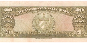 Banknote from Cuba