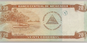 Banknote from Nicaragua