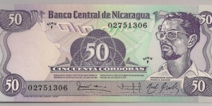 Nicaragua 50 Cordobas 1984 P140. Banknote