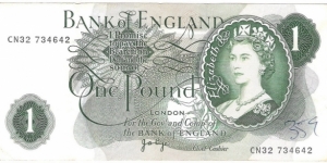 1 Pound Sterling(1960) Banknote