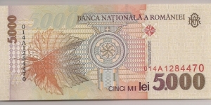 Banknote from Romania