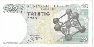 Banknote from Belgium