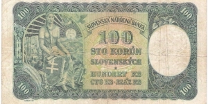 Banknote from Slovakia