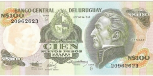 100 Nuevos Pesos Banknote