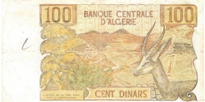 Banknote from Algeria