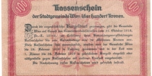 Banknote from Austria