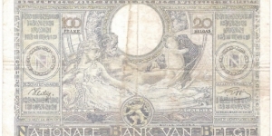 Banknote from Belgium