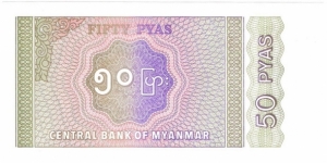 Banknote from Myanmar