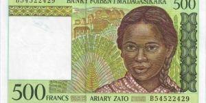  500 Francs Banknote