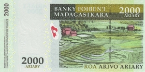 Banknote from Madagascar