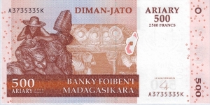  500 Ariary Banknote