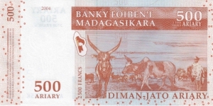 Banknote from Madagascar