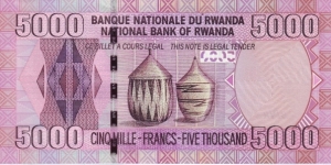 Banknote from Rwanda