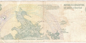 Banknote from Argentina