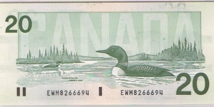 Banknote from Canada