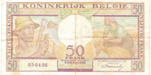 Banknote from Belgium