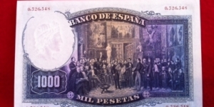 Banknote from Spain