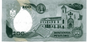 Banknote from Colombia