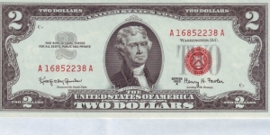  2 Dollars Banknote