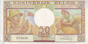 Banknote from Belgium