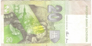 Banknote from Slovakia