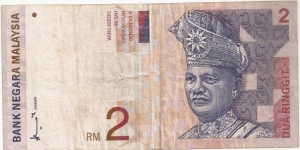 2 Ringgit Banknote