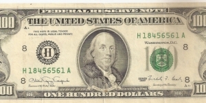 100 American Dollar Banknote