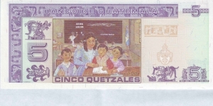 Banknote from Guatemala