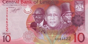 10 Maloti Banknote