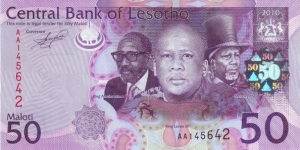  50 Maloti Banknote