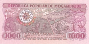 Banknote from Mozambique