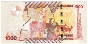 Banknote from Uganda