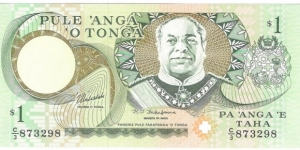 1 Pa'anga(1995) Banknote