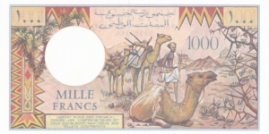 Banknote from Djibouti