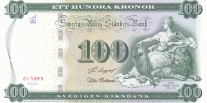 Sweden P66 (100 kronor 2005) Banknote