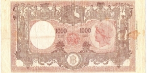 Banknote from Italy