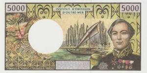 Banknote from French Polynesia