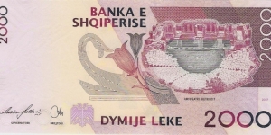 Banknote from Albania