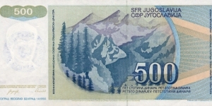 Banknote from Bosnia