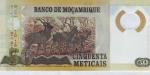 Banknote from Mozambique