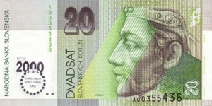  20 Korun Banknote