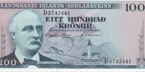  100 Kronur Banknote