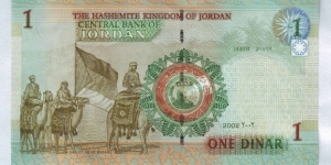 Banknote from Jordan