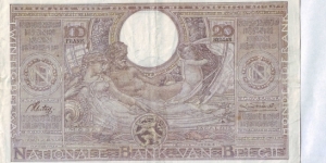 Banknote from Belgium