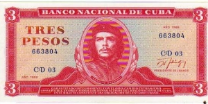 3 Pesos__pk# 107 b Banknote