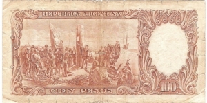 Banknote from Argentina