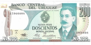 200 Pesos Nuevos(1986) Banknote