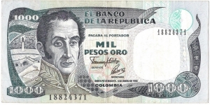 1000 Pesos(1993) Banknote