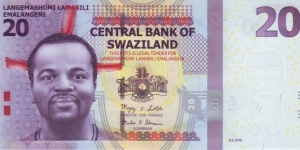  20 Emalangeni Banknote