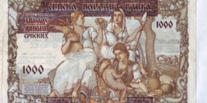 Banknote from Serbia